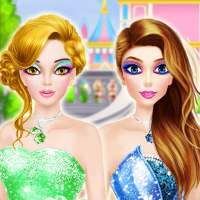 Glitter Salon - Dressup & Makeup, Color by Number