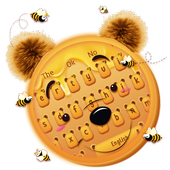 Cute Honey Bear Keyboard Theme icon