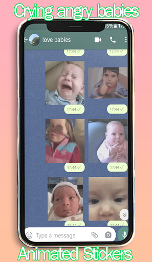 Funny Babie Animated Stickers WAStickeApps screenshot 8