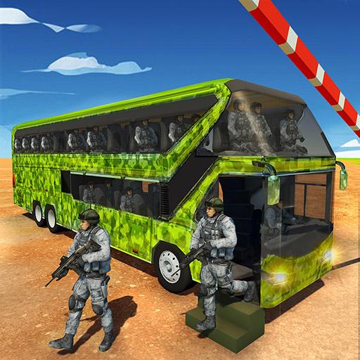 Offroad US Army Bus Driving simulator 2019 icon