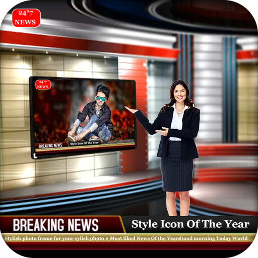 Breaking News Video Maker icon