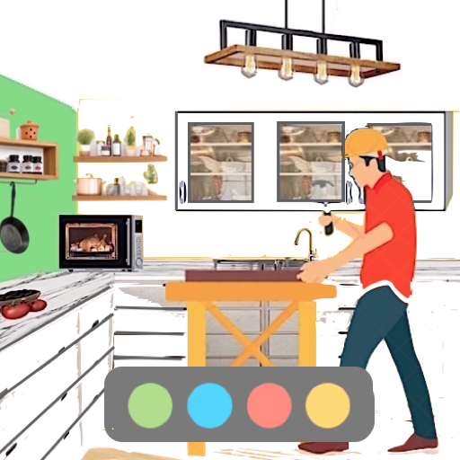 Kitchen Color Selection - 3D Editor icon