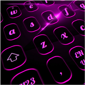 Purple Light Black Keyboard icon