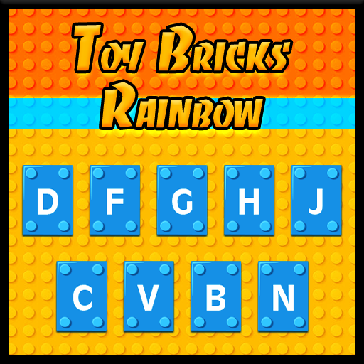 Toy Bricks Rainbow Keyboard-Brick Blocks Keyboard icon