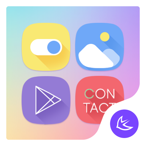 Colorful Skinny APUS Launcher theme icon