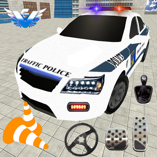 US Police Car Parking: Free Parking Games icon