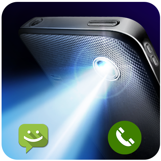 Flash Alert On Call  SMS icon
