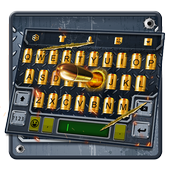 ikon 3D Cool Gun&amp;Bullet Shooting Theme Music Keyboard