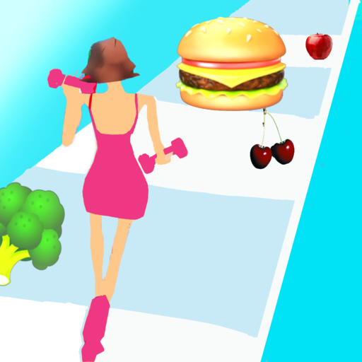 Body Race Run 3D : fat 2 fit icon