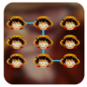 Luffy Lock pattern screen One Piece Wallpapers HD icon