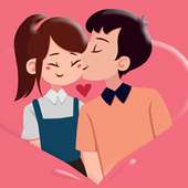 Cute Couple Love Stickers