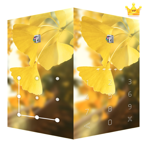 AppLock Live Theme Ginkgo – Paid Theme icon