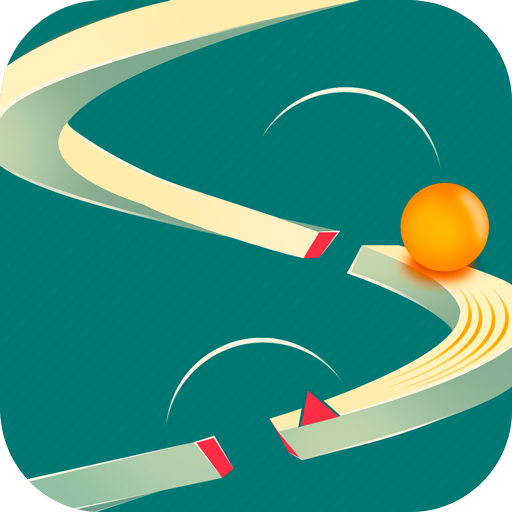 Spiral Helix Bounce Ball 3D icon