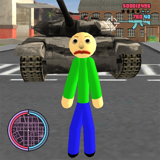 Body Stickman Basics Rope Hero | Open World Crime icon