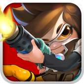 Cartoon warrior -Fight and guns