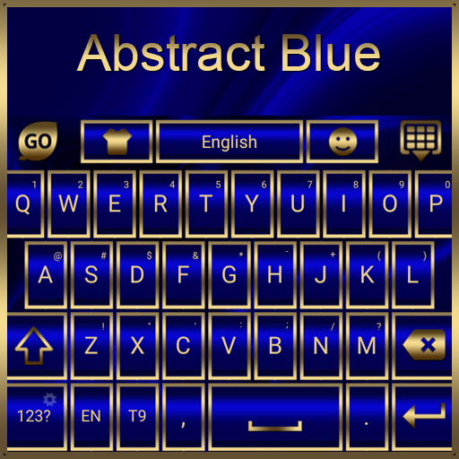 Abstract Blue Go Keyboard theme icon