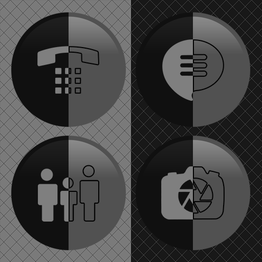 Duplicitous - Two Face Gray Icons icon