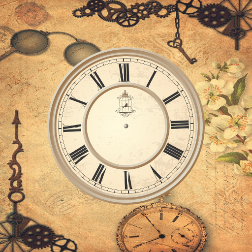 Beautiful Analog Vintage Clock icon