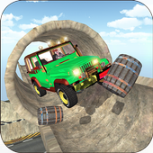 Jeep Stunts Racer Tracks icon