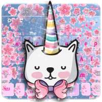 Cute Cat Flower Keyboard