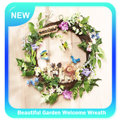 Beautiful Garden Welcome Wreath icon