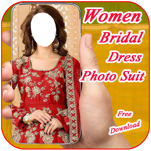 Women Bridal Dress Photo Suit icon