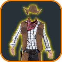 Cowboy Costume Photo Suit on 9Apps