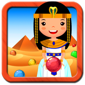 Egypt pyramid Bubble shooter icon