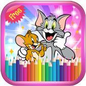 How To Color Tom and Jerry Coloring Book icon