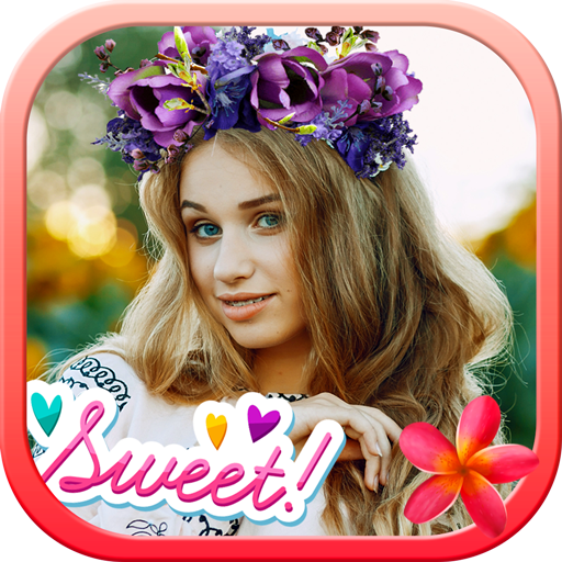 Flower Crowns Headband Pic App icon