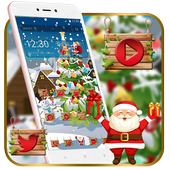Christmas red launcher theme icon