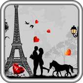 Valentine Paris live wallpaper on 9Apps