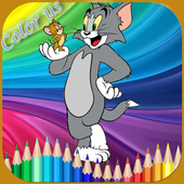 Coloring Fun : Tom and Jerry أيقونة