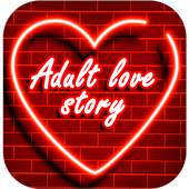 Adult love story icon