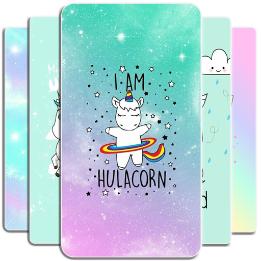 Kawaii Unicorn Wallpaper icon