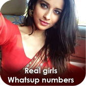 Real girls mobile number for whatsapp prank icon