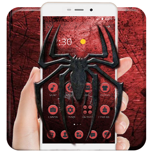 Black Cool Spider Theme icon