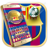 Barcelona football keyboard icon