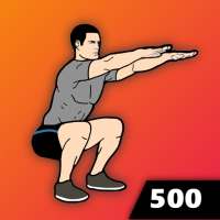 500 Squats: Home Workout on 9Apps