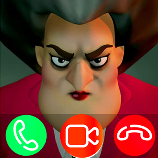 Scary teacher Fake Video Call-scary granny call icon