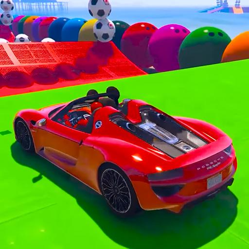 Superhero Car Racing Stunts Limits иконка