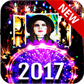 New Year Photo Frame Edit 2017 icon