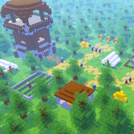 Block Mini Earth Pixelart icon