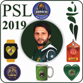 PSL 2019 Stickers-Pakistan Cricket League icon