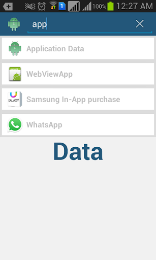 Application Data screenshot 2