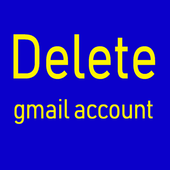 Delete Gmail Account icon