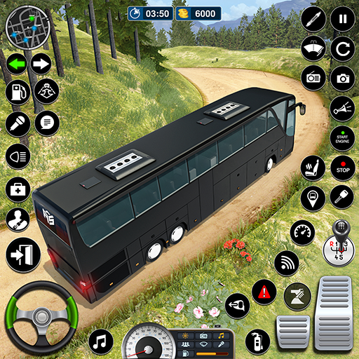 Offroad Coach Bus Driving Game icon