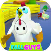 Silly Fall Race Guys Mobile Game - Silly Race Game icon
