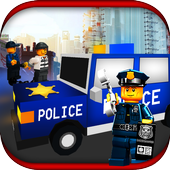 Chase Blocky Police 2018 3D icon