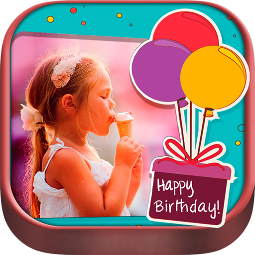 Happy Birthday Photo Frame Collage Art Editor icon